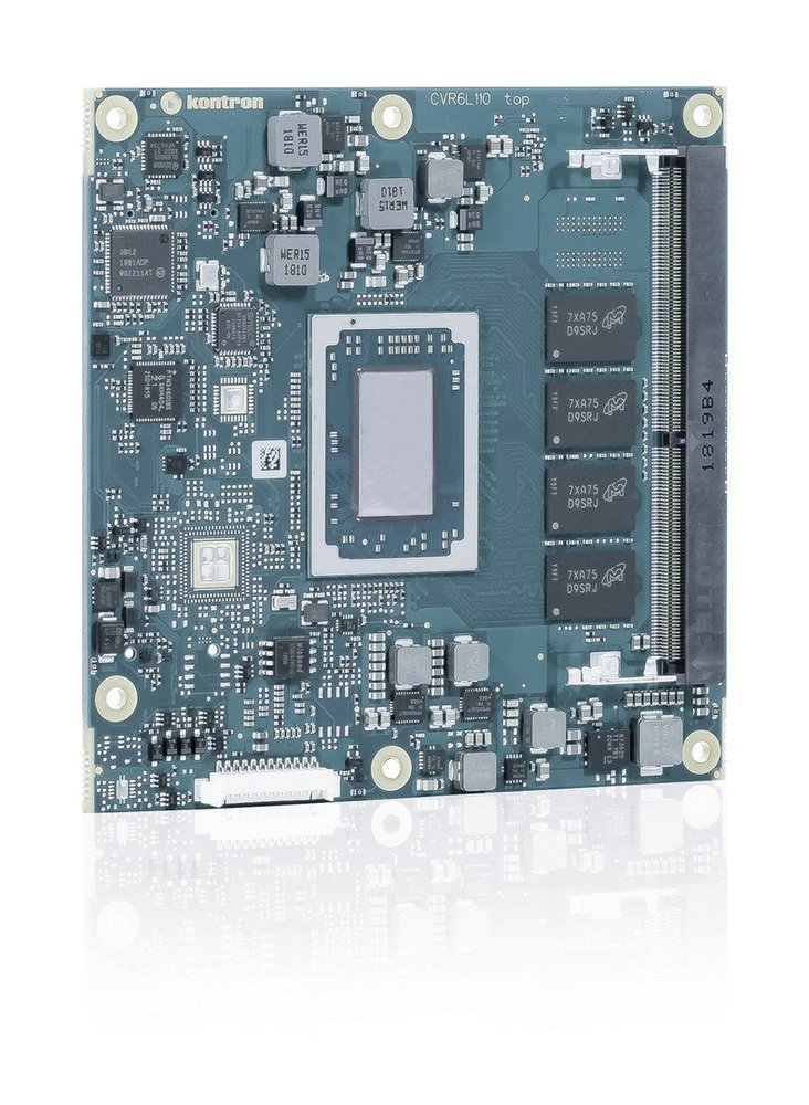 Kontron introduces COMe-cVR6 (E2) Module with new AMD Ryzen(TM) Embedded V1000 Processor